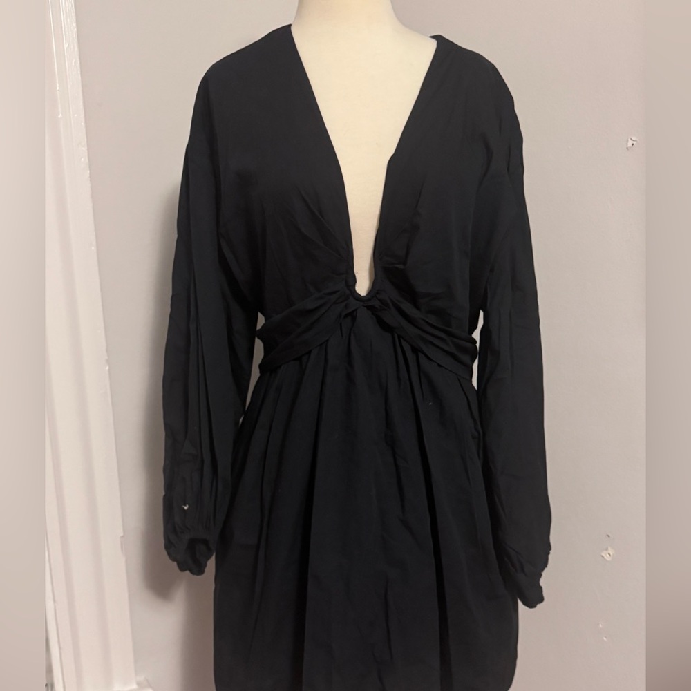 Free people cotton poplin mini dress - Picture 2 of 4